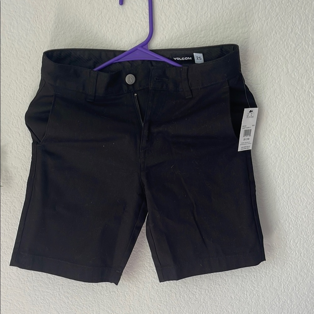 Kids Volcom Charcoal Gray Shorts